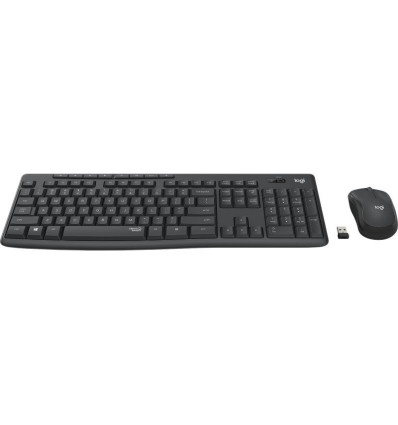 TECLADO LOGITECH MK295 WIRELESS COMBO NEGRO