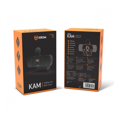 WEBCAM KROM KAM FULL HD MICROFONO