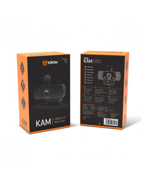 WEBCAM KROM KAM FULL HD MICROFONO