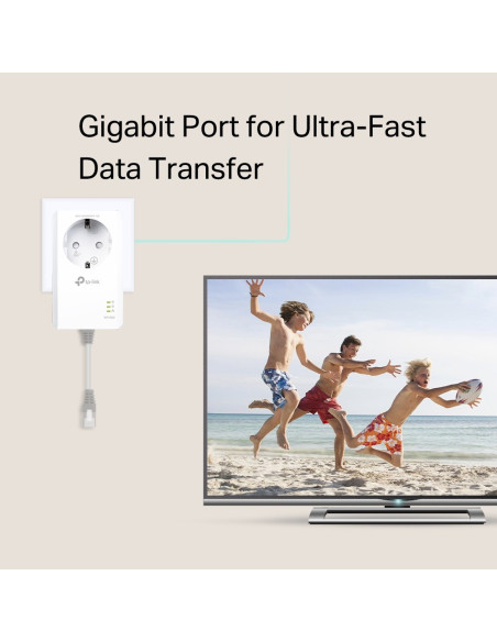 PLC TP-LINK TL-PA7017P KIT 2 UNITS GIGABIT ENCHUFE