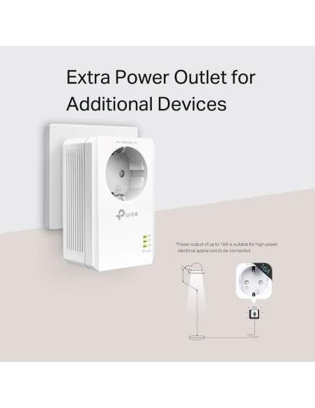 PLC TP-LINK TL-PA7017P KIT 2 UNITS GIGABIT ENCHUFE