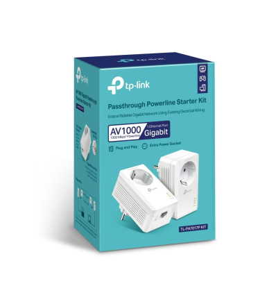 PLC TP-LINK TL-PA7017P KIT 2 UNITS GIGABIT ENCHUFE