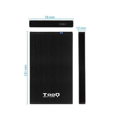 CAJA EXTERNA TOOQ TQE-2527B  2.5 USB 3.0