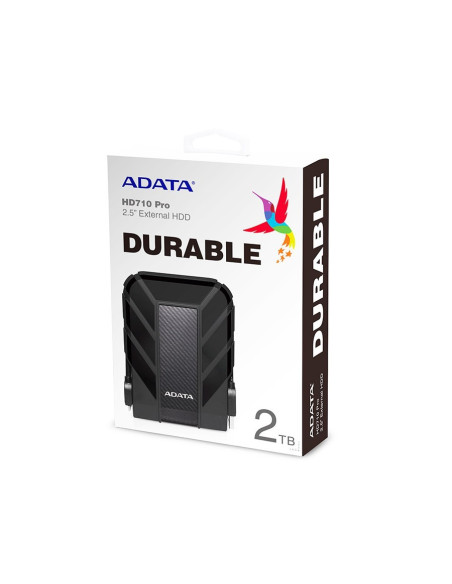 DISCO DURO EXTERNO ADATA HD710 PRO 2TB NEGRO