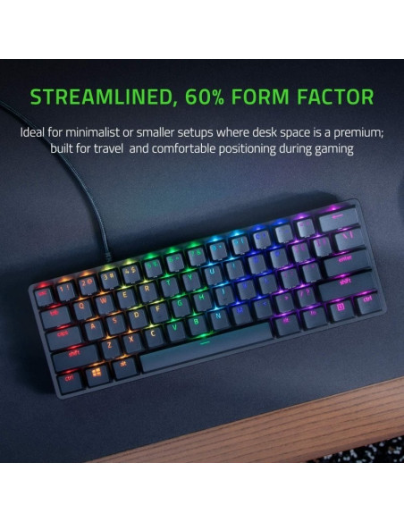 Razer Huntsman Mini Purple Switch - Comprar teclado gaming compacto