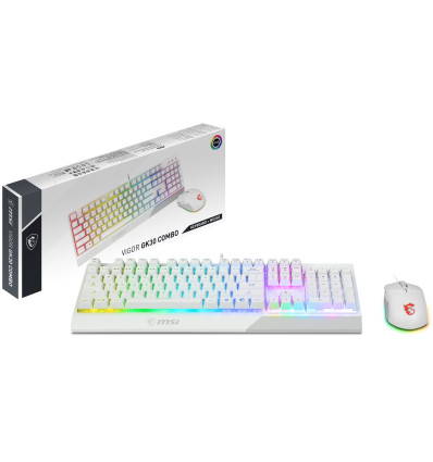 MSI Vigor GK30 Combo White - Comprar teclado y ratón gaming
