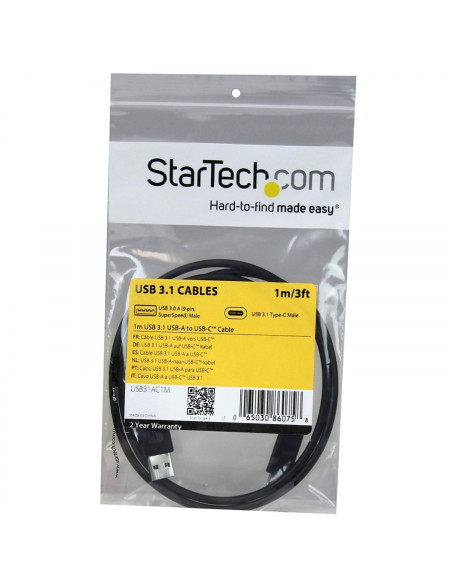 Cable adaptador STARTECH de USB Tipo-C a USB Tipo-A