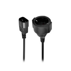 Cable Alimentacion GEMBIRD C14 Macho A Schuko Hembra