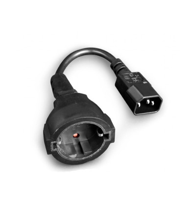 Cable Alimentacion GEMBIRD C14 Macho A Schuko Hembra