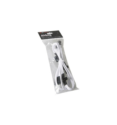 Cable alimentación molex/SATA 20 cm. blanco/negro