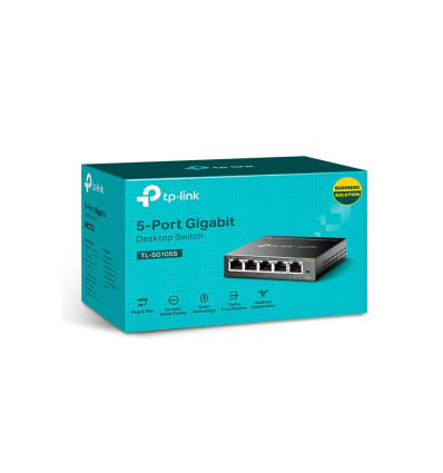 Switch TP-LINK 5 Puertos 10/100/1000 Tl-sg105s