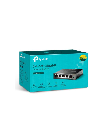 Switch TP-LINK 5 Puertos 10/100/1000 Tl-sg105s