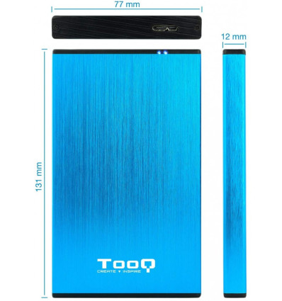 Tooq TQE-2527BL 2.5" USB 3.0 - Comprar caja externa