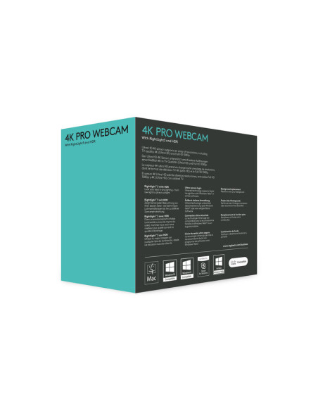 Webcam LOGITECH Brio Ultra Hd Pro