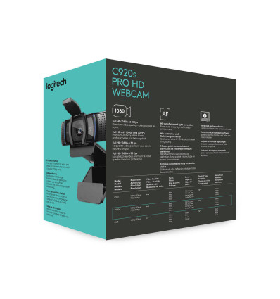 Webcam LOGITECH C920s Pro Full Hd