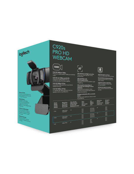 Webcam LOGITECH C920s Pro Full Hd