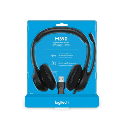 LOGITECH H390 - Comprar auriculares con Micrófono USB Logitech