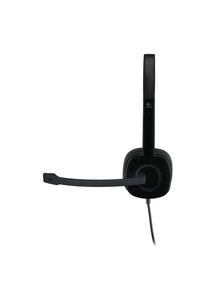 LOGITECH H151 Negro - Comprar auriculares Logitech con micrófono 180º