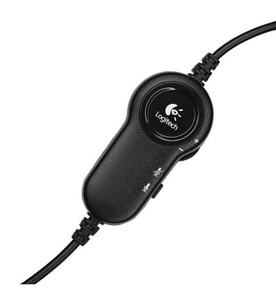 LOGITECH H151 Negro - Comprar auriculares Logitech con micrófono 180º