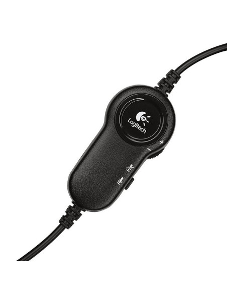 LOGITECH H151 Negro - Comprar auriculares Logitech con micrófono 180º