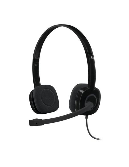 LOGITECH H151 Negro - Comprar auriculares Logitech con micrófono 180º