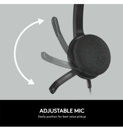 LOGITECH H340 Negro - Comprar auriculares USB Logitech con micrófono