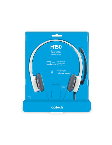 LOGITECH H150 Blanco - Comprar auriculares Logitech doble clavija