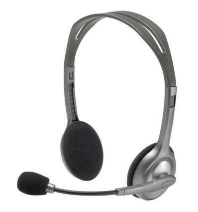 LOGITECH  H110 - Comprar auriculares Logitech con micrófono