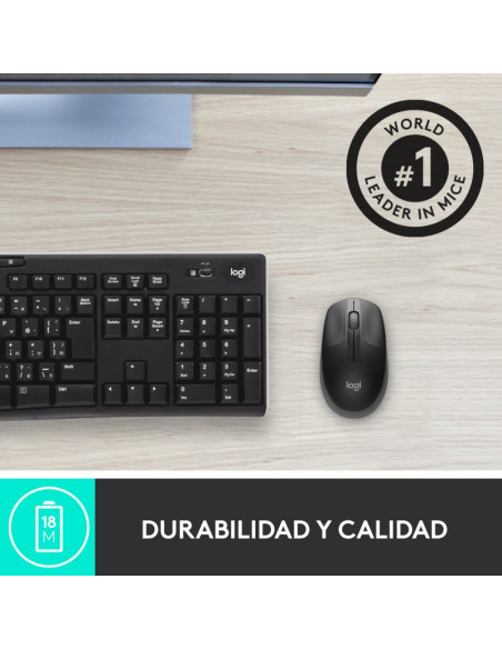 LOGITECH M190 Full Size Wireless Gris