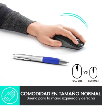 LOGITECH M190 Full Size Wireless Gris