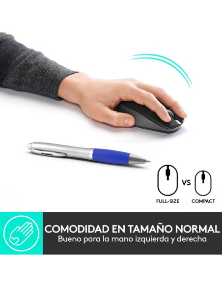 LOGITECH M190 Full Size Wireless Gris