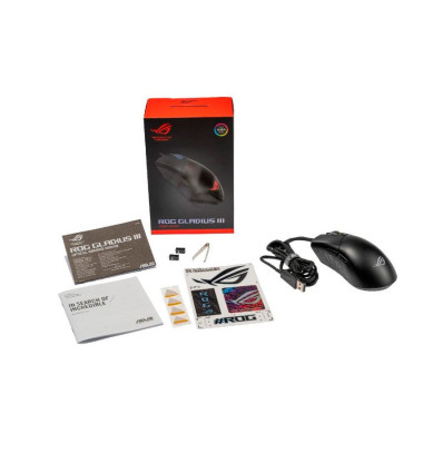 ASUS ROG Gladius III - Comprar ratón gaming ASUS Aura Sync