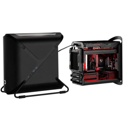 BitFenix Portal Negra con ventana - Comprar caja para ordenador Mini ITX