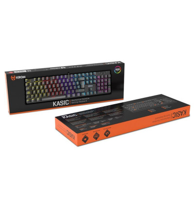 KROM Kasic Rainbow - Comprar Teclado Mecánico RGB