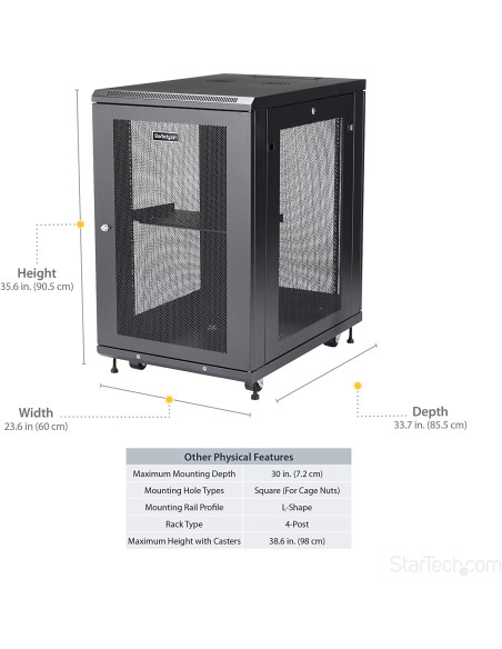 Rack STARTECH Armario 18U 30