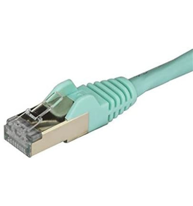 Cable de red STARTECH 2m Cat 6a Aguamarina STP