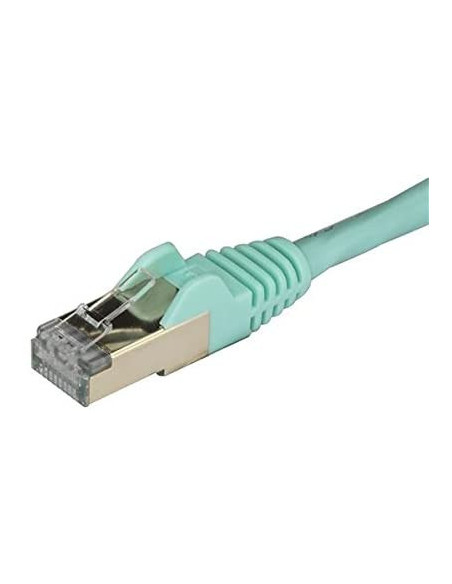Cable de red STARTECH 2m Cat 6a Aguamarina STP