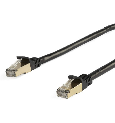 Cable de red STARTECH 10m Cat 6a STP Negro