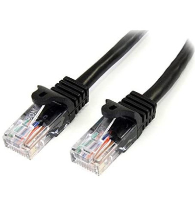 Cable de red STARTECH 5m Cat 5e Negro