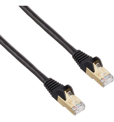 Cable de red STARTECH 2m Cat 6a STP Negro