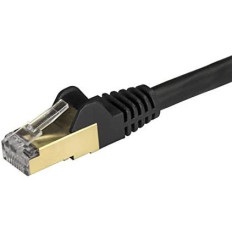 Cable de red STARTECH 2m Cat 6a STP Negro