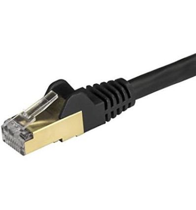 Cable de red STARTECH 2m Cat 6a STP Negro