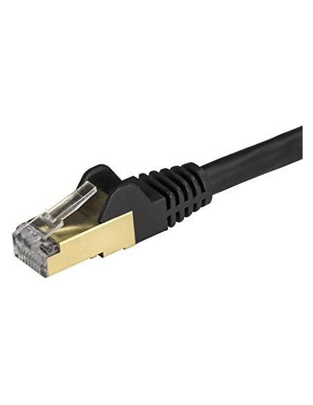 Cable de red STARTECH 2m Cat 6a STP Negro