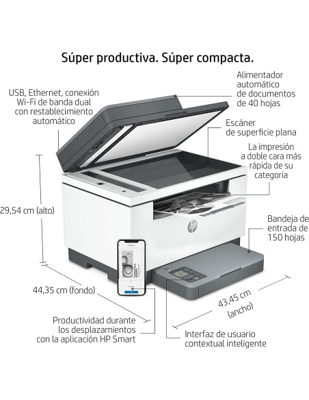 HP M234sdw Multifunción Láser Wifi Monocromo - Comprar impresora