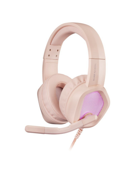 MARS GAMING MH320 Rosa - Comprar auriculares gaming con micrófono MARS
