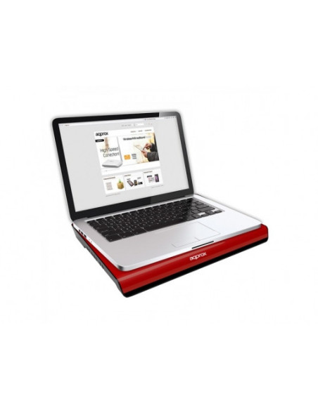 Base refrigeradora APPROX Portatil 15.6 Roja