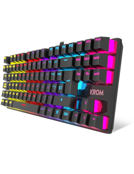 Krom Kasic TKL Rainbow Negro - Comprar teclado gaming