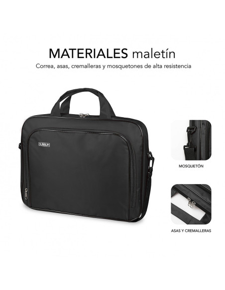 Maletín Subblim Oxford 13.3" - 14" Negro
