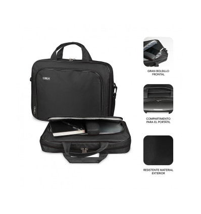 Maletín Subblim Oxford 13.3" - 14" Negro