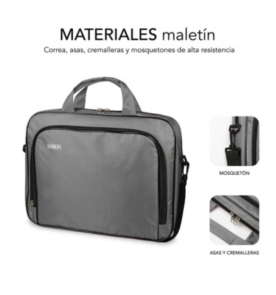 Maletín SUBBLIM Oxford 13.3 - 14 Gris
